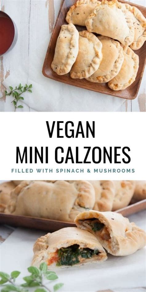 Vegan Mini Calzones Recipe | Elephantastic Vegan