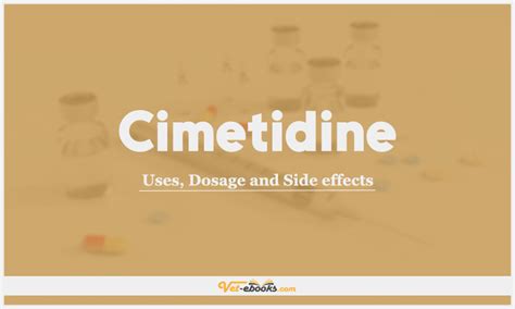 Cimetidine Dose For Dogs & Cats | Vet Drugs List