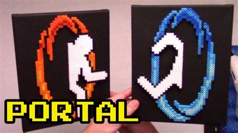 Portal in Perler Beads - YouTube