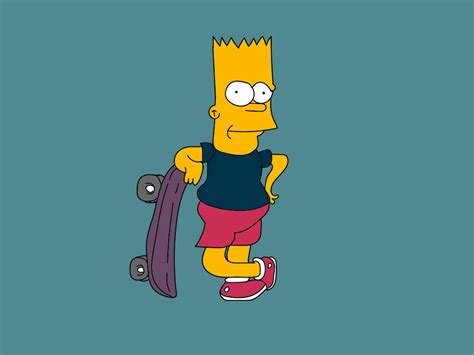 Bart Simpson Skateboard by Anıl Özmen on Dribbble