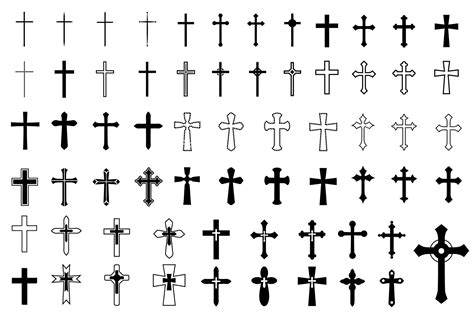 Decorative crucifix religion catholic symbol, Christian crosses ...