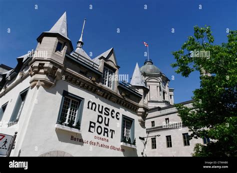 The Battle of Plains of Abraham museum in Quebec City Stock Photo - Alamy