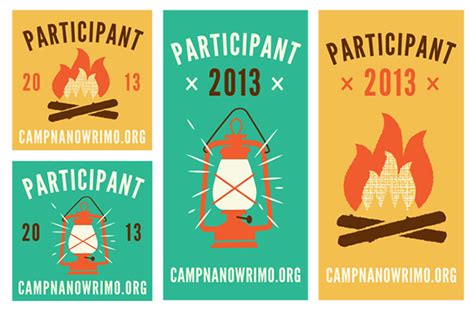 Camp NaNoWriMo 2013 on Behance