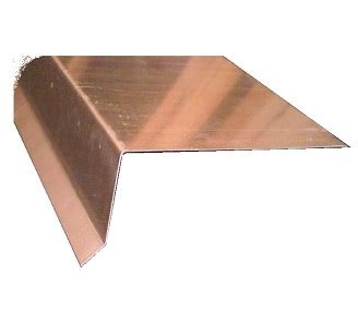 2 in. X 4 in. X 10 ft. Drip Edge, 16 oz Copper