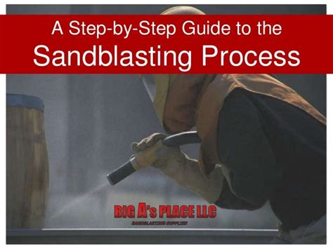 A step by-step guide to the sandblasting process