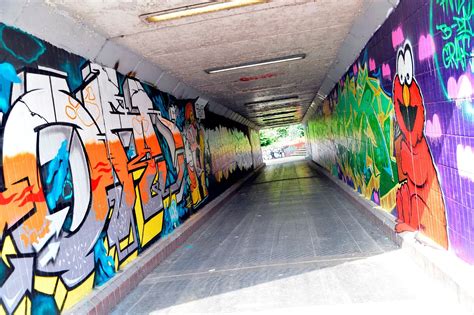 Inside the Leicester underpass which has been transformed by graffiti artists - Leicestershire Live