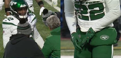 Jets DB Tony Adams Had Finger Bone Stick Out Of Glove After Suffering ...