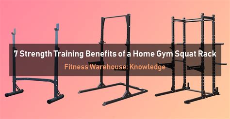 Training Benefits of a Home Gym Squat Rack – Fitness Warehouse Australia