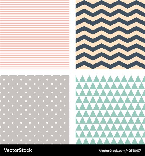 Cute patterns collection background Royalty Free Vector