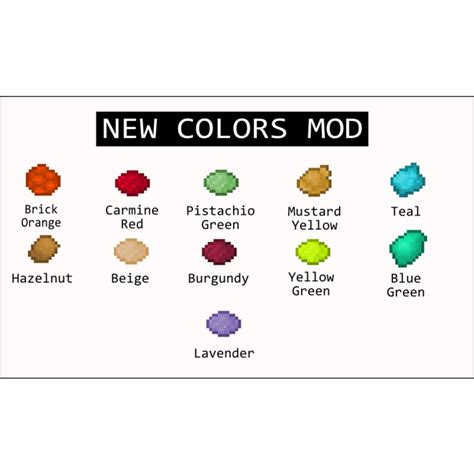 Minecraft New Colors Mod 1.14.4 Download on ModfouU.com