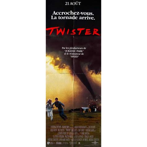 TWISTER French Movie Poster - 23x63 in. - 1996