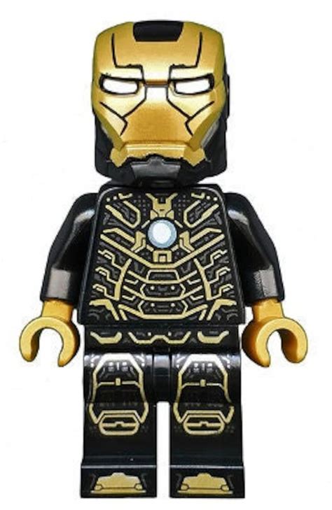 Lego MINIFIGURE Iron Man Mark 41 Armor trans-clear Head - Etsy