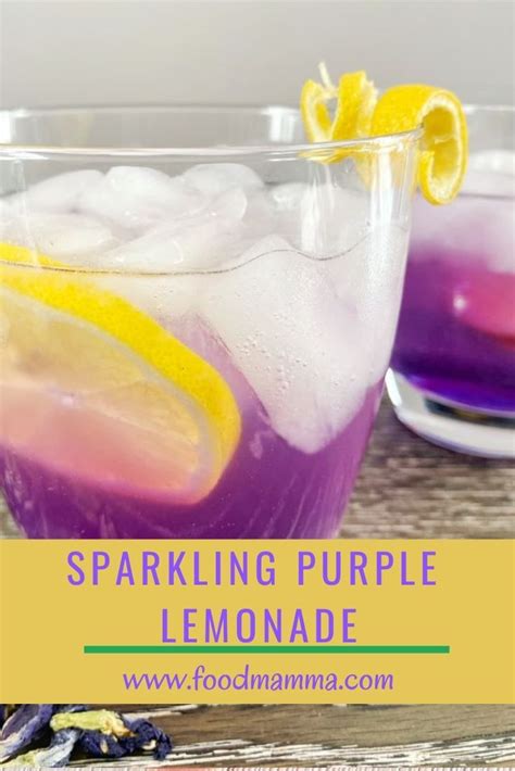 Sparkling Purple Lemonade - Food Mamma