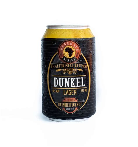 Dunkel Lager 330ml Can - Brauhaus Afrika