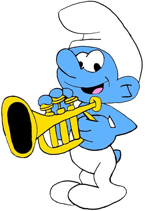 Harmony Smurf (Glovey Story) | Smurfs, Smurfs drawing, 80s cartoons