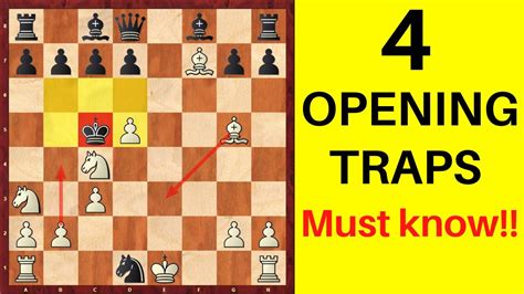 4 Opening Traps Every Chess Player Should Know!