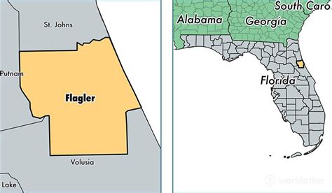 Florida Map 2018: Map Of Flagler County Florida