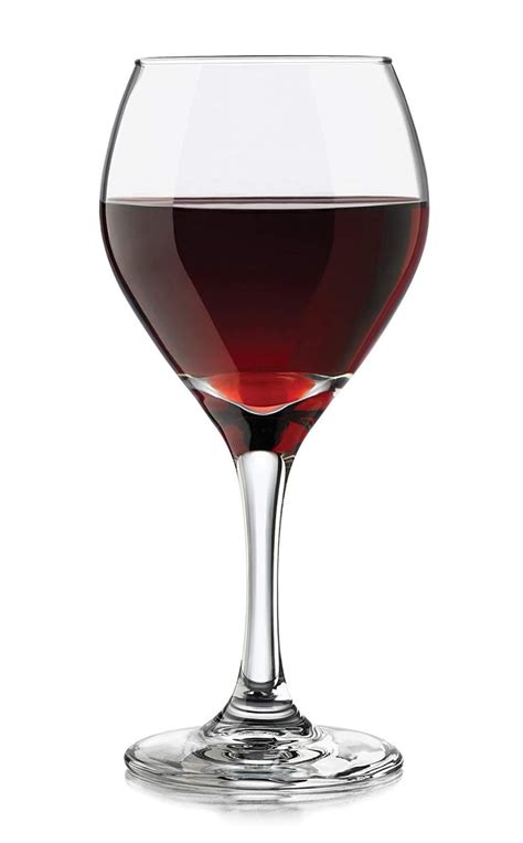 Basics 4-piece Red Wine Glass Set, Classy, yet casual teardrop shape ...