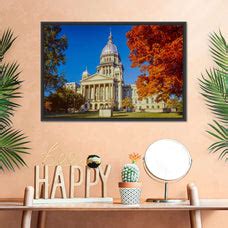 Illinois Capitol Autumn Wall Art | Photography