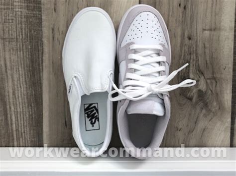 Nike Dunk vs Vans Sizing and Fit Shoe Comparison Photos – Work Wear Command