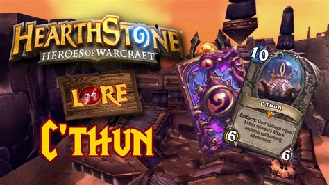 Hearthstone Lore - C'Thun - German/Deutsch - YouTube