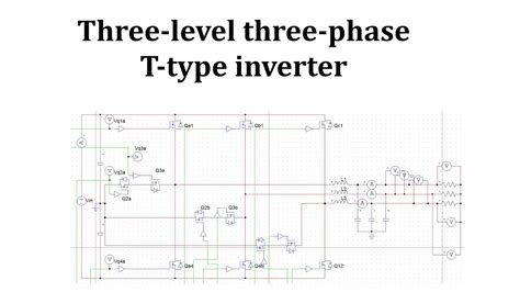 Three-level three-phase T-type inverter. PSIM simulation - YouTube