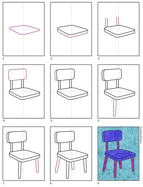 Simple Chair Drawing Side View