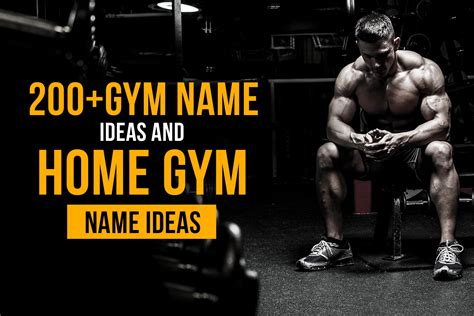 200+ Gym Name Ideas and Home Gym Name Ideas