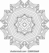 Hand Drawn Zentangle Circular Ornament Coloring Stock Vector Royalty  sketch template