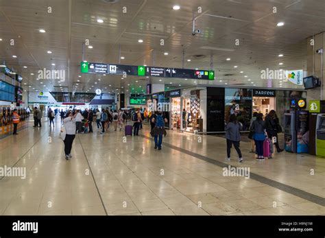 Inside Barcelona Sants train station, the main station of Barcelona, Catalonia, Spain Stock ...