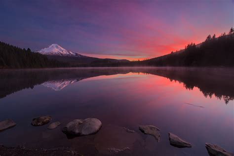 Trillium Lake - Mount Hood National Forest - paddling in Oregon