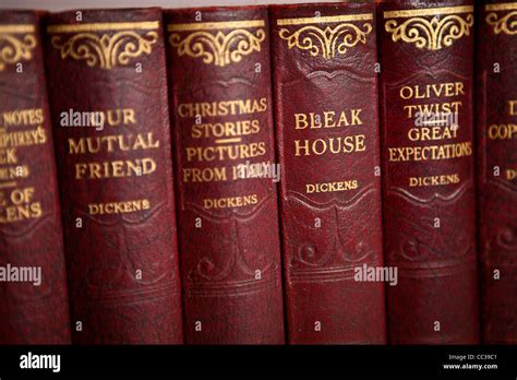 Books by Charles Dickens Stock Photo - Alamy