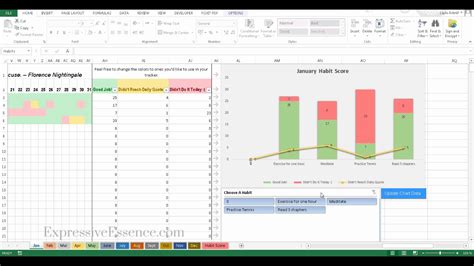 Habit Tracker Excel Template Free - prntbl.concejomunicipaldechinu.gov.co