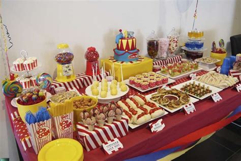 the greatest show themed food - Google Search | Birthday party food, Carnival birthday parties ...