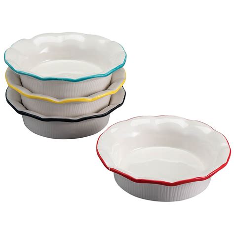 Ceramic Individual Pie Pans, Set of 4 by Home Marketplace - Walmart.com