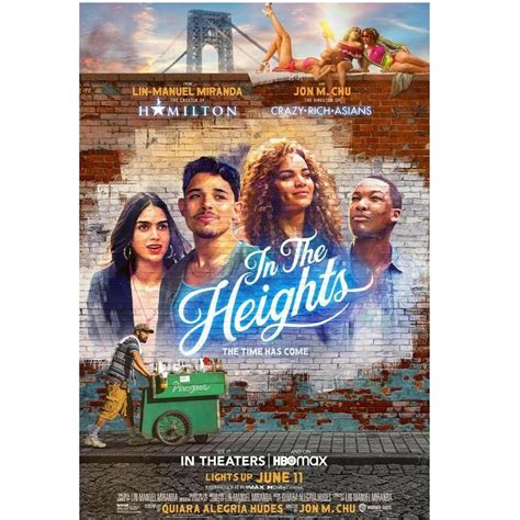 In The Heights (2020) Bridge Movie Poster 24 In X 36 In Poster Flyer BORDERLESS Free Tile Magnet ...