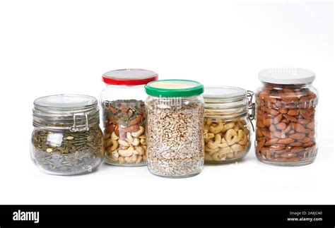 Mix of nuts and seeds Stock Photo - Alamy