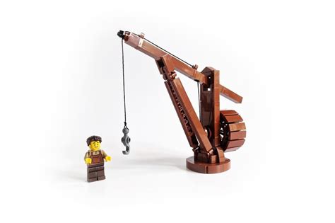 LEGO MOC Medieval Crane by EDGE OF BRICKS | Rebrickable - Build with LEGO