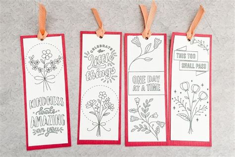 Printable Quote Bookmarks to Colour – Free Download