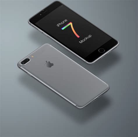 Flat iPhone Mockup PSD – Download PSD