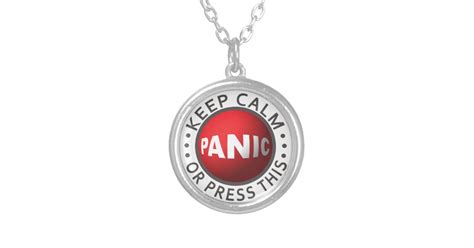 Panic Button necklace | Zazzle