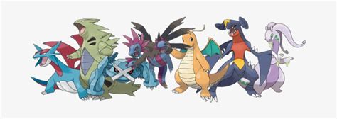 Download Hydreigon And His Various Pseudo-legendary Buddies, - Dragonite Tyranitar Salamence ...