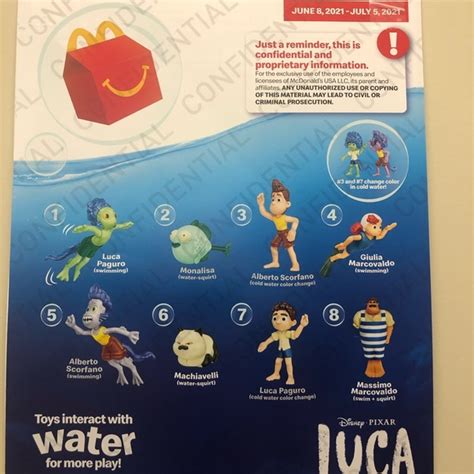 Toys | Mcdonalds Luca Happy Meal Toys | Poshmark