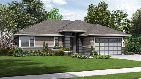 Ranch House Plan 1169ES The Modern Ranch: 1608 Sqft, 3 Beds, 2 Baths