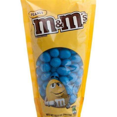 Blue Milk Chocolate Peanut M&M's | Blue candy buffet, Peanut m&ms, Blue ...