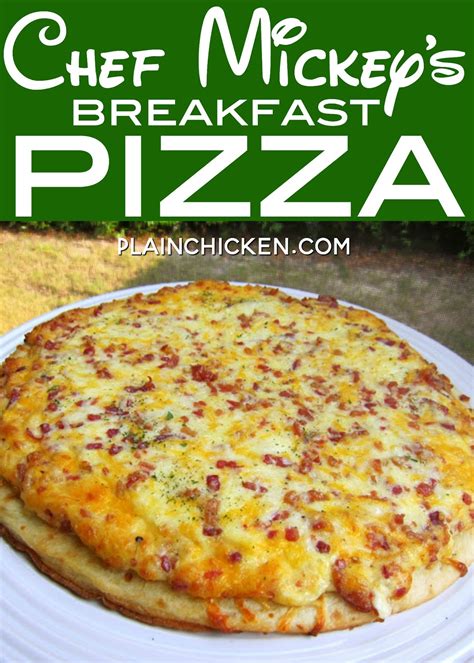 Chef Mickey's Breakfast Pizza - Plain Chicken