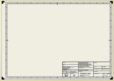 Autocad Templates Free Of Autocad Mechanical Drawing Templates Free Download ...