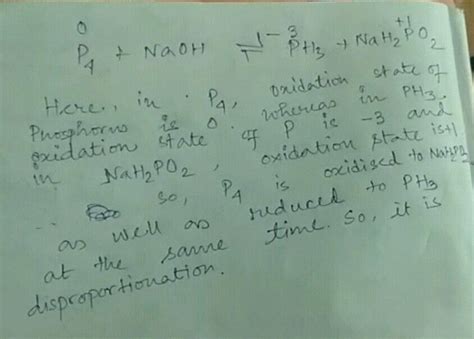 Assertion : White phosphorous reacts with aqueous caustic soda to form ...