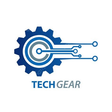 Tech Logo Technology Vector Art PNG, Logo For Tech Gear, Logo, New ...