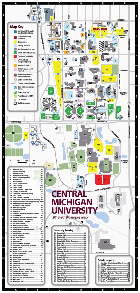 Map Of Central Michigan University – secretmuseum